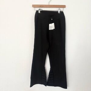 Opening Ceremony Black Knitwear crochet crop pants